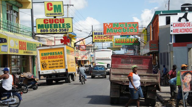 De meubelboulevard van Higuey