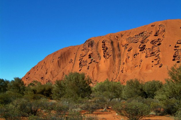 Uluru in de middag