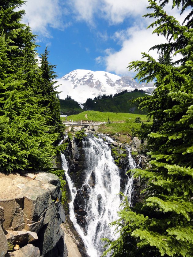 Myrtle falls en Mount Rainier