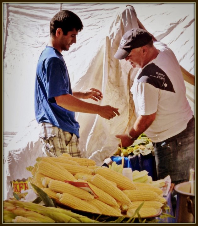 Op de markt van Tosmur