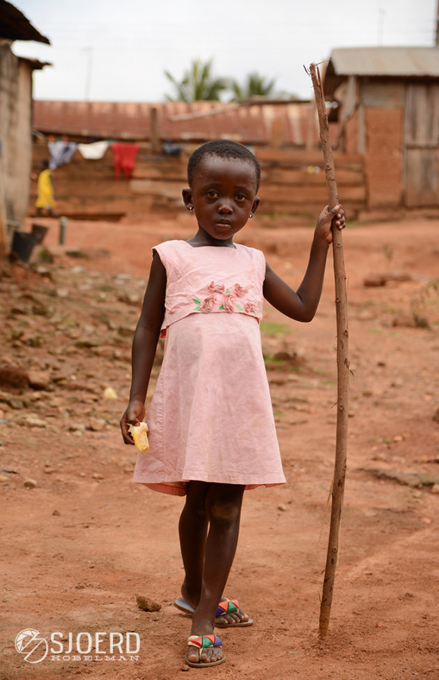 Meisje in Ghana