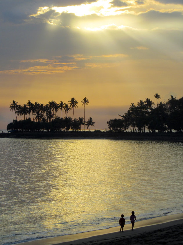 Sunset over Lombok