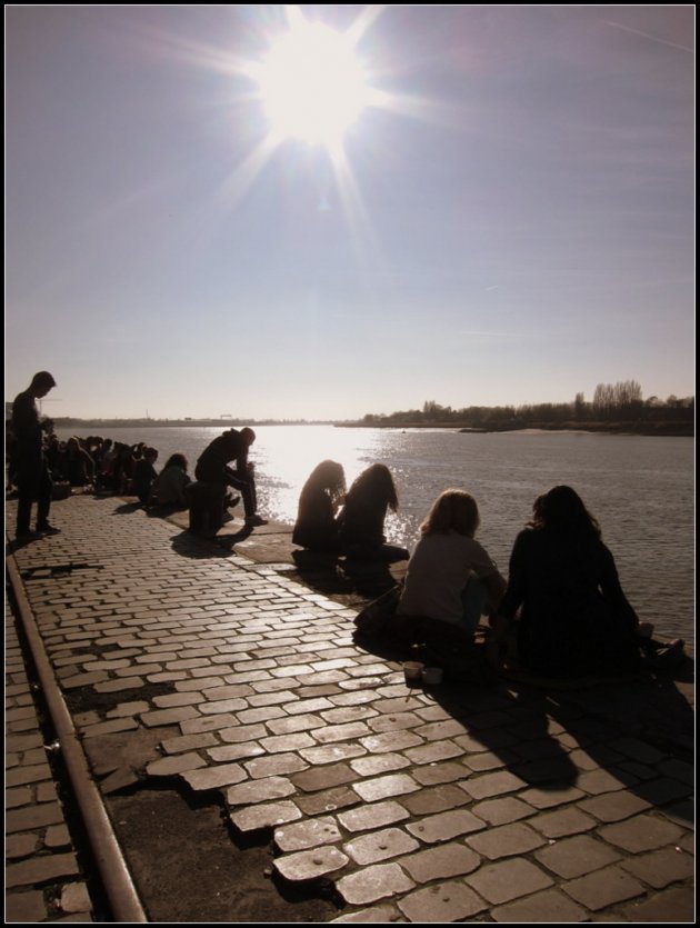 Sitting on the dock...