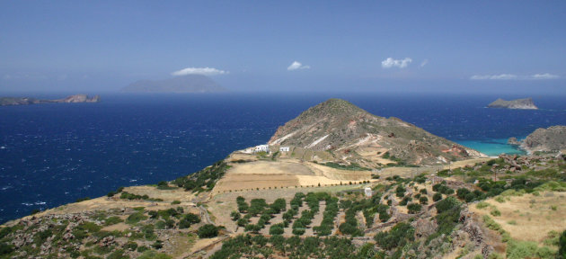 Uitzicht Noordkust Milos