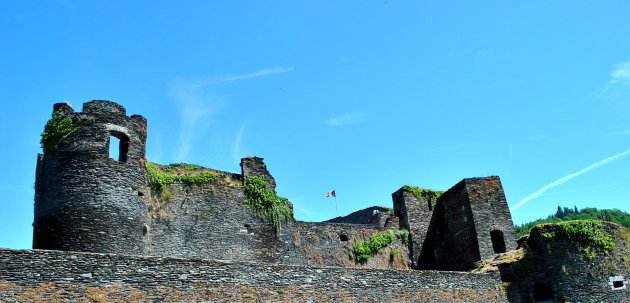 Feodale ruïne van kasteel La Roche