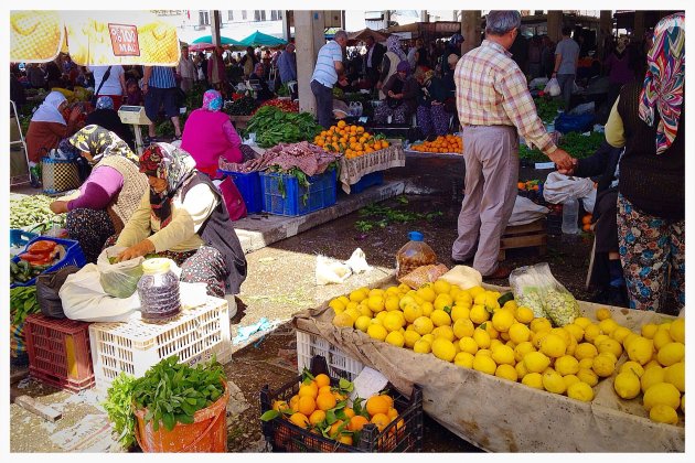 Marktbeeld in Manavgat