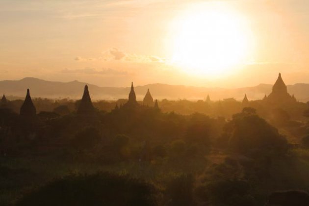 Bagan zonsondergang