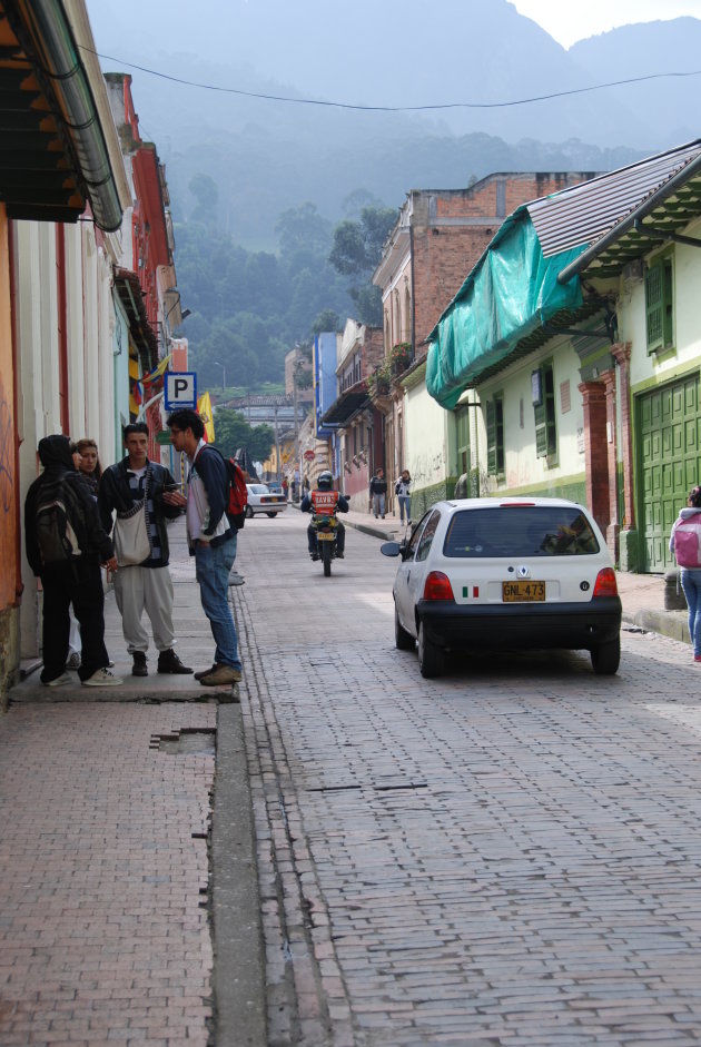 Straatje in Bogota