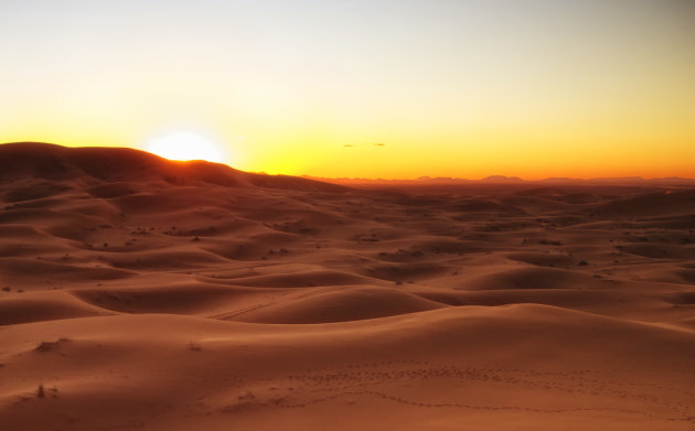 Zonsopkomst Erg Chebbi zandduinen