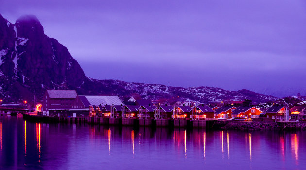 Svolvaer at night