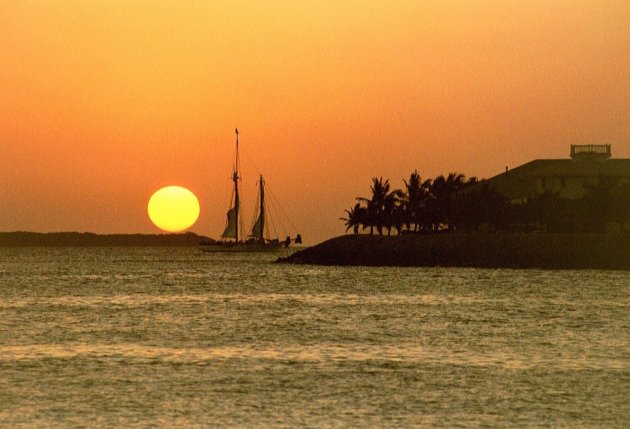 Sunset bij Key West