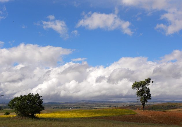 Landschap midden Birma