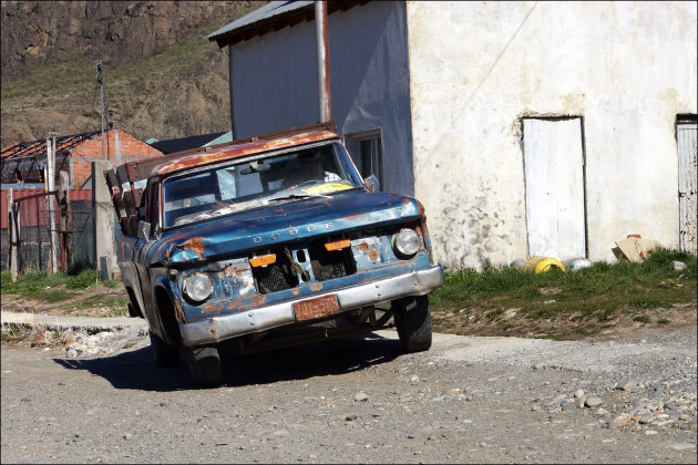 Lekker scheuren met de Dodge in El Chalten