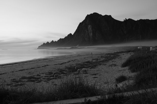 Landschap van Bleik - Vesterålen