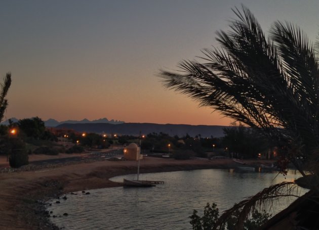 Sunset view from El Gouna
