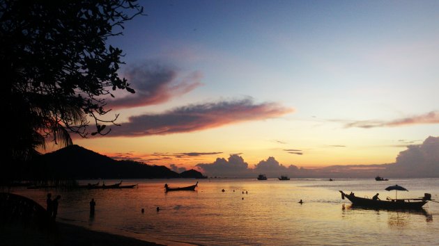 Zonsondergang op Koh Tao