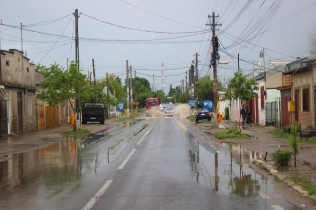 Stortregens in Roemenië. 