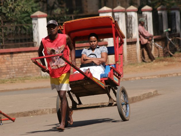 Looptaxi met ongeduldige klant