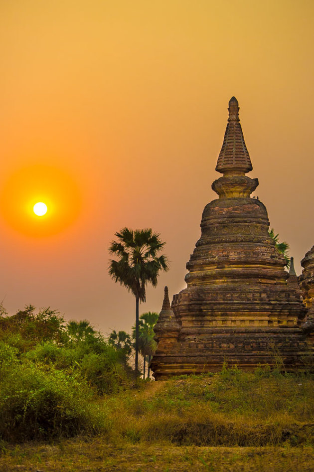 sunset bagan