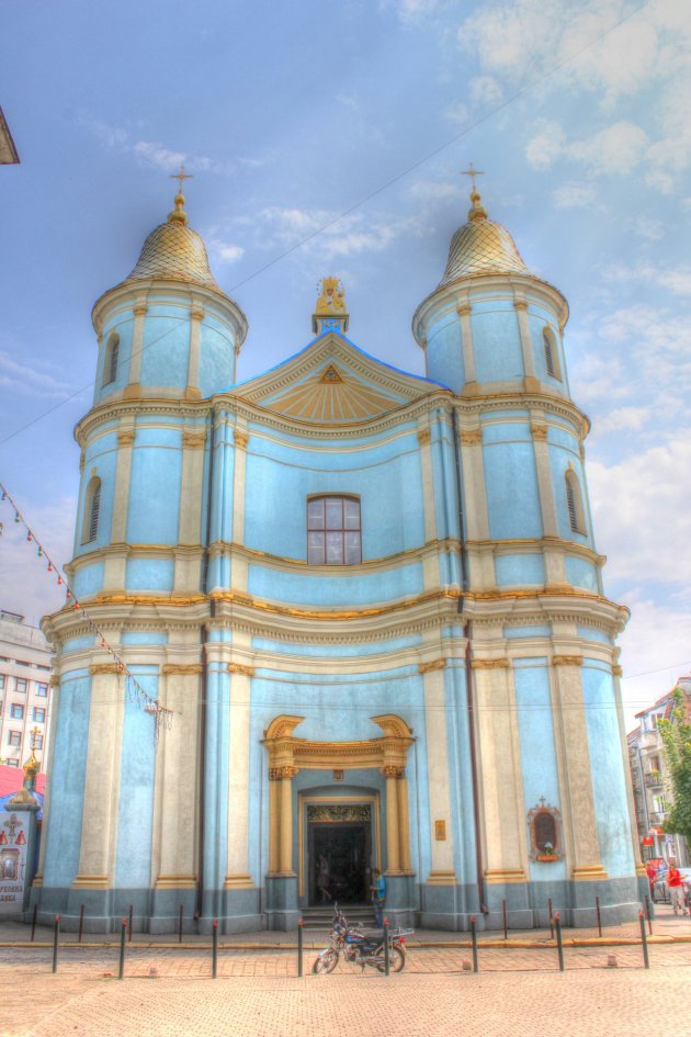 De Armeense kerk in Ivano Frankivsk