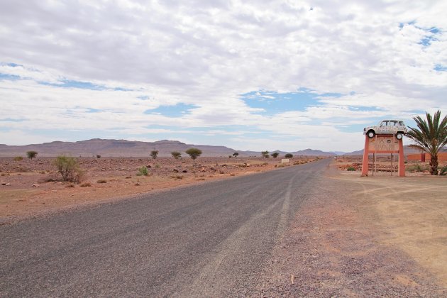 de weg naar Erfoud