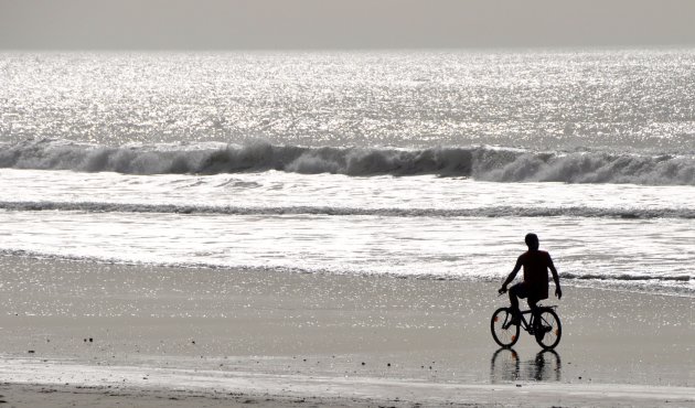 avond op het strand