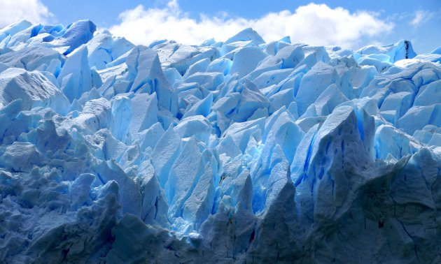 De pieken van de Perito Moreno