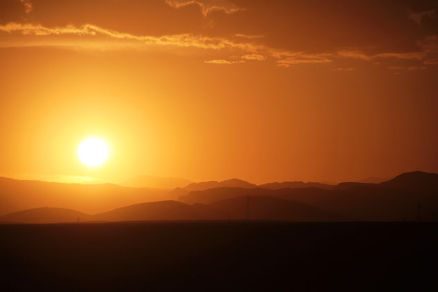 laatste zonsondergang in Marokko (voor mij)