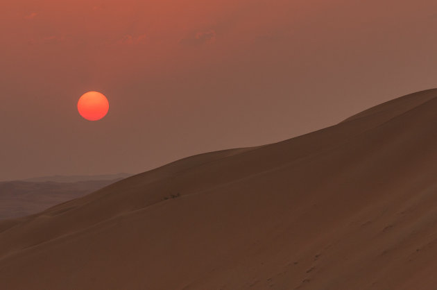 Sunset at the desert