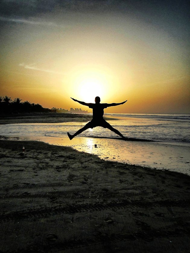 Training op het strand