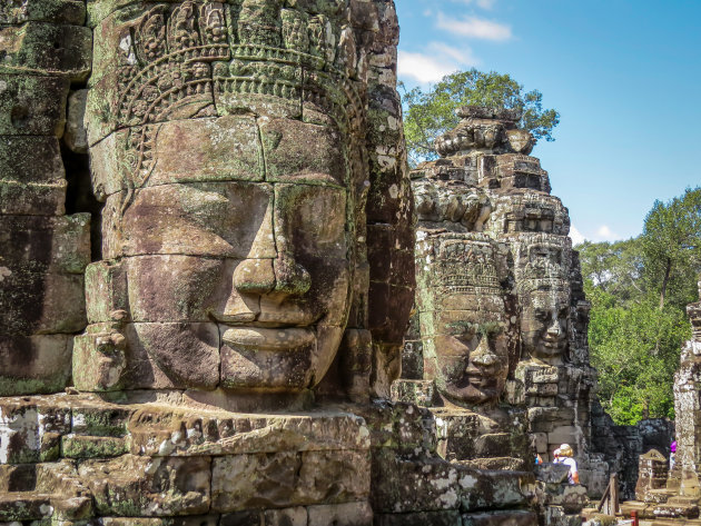 De gezichten bij Prasat Bayon