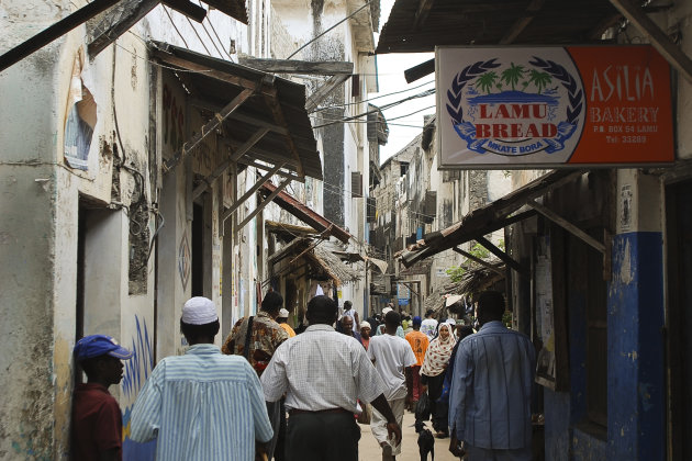 Lamu, main street