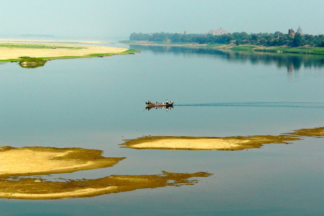 Irrawaddy rivier.