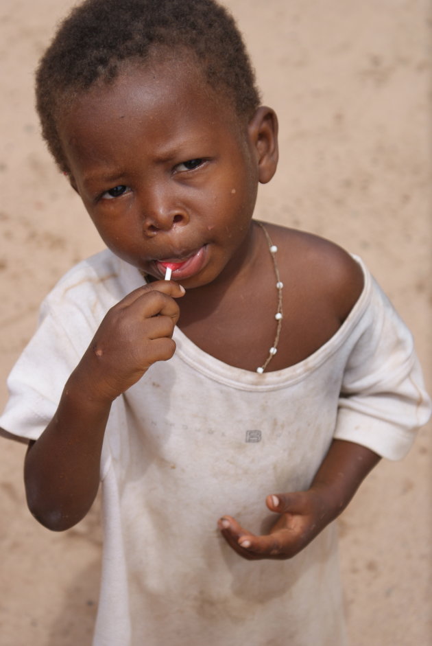 Schoolkind in Gambia