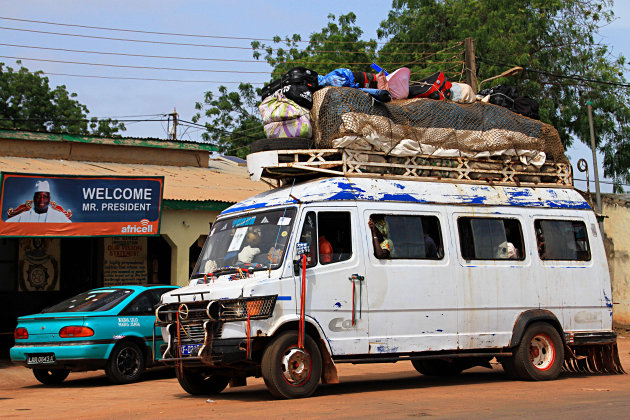 volle lokale bus