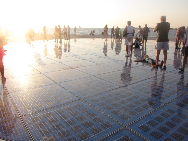 kleurrijke vloer in Zadar