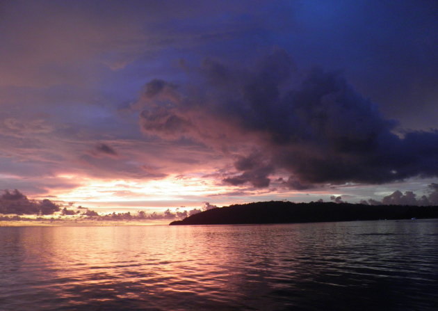 Zonsondergang in Kota Kinabalu