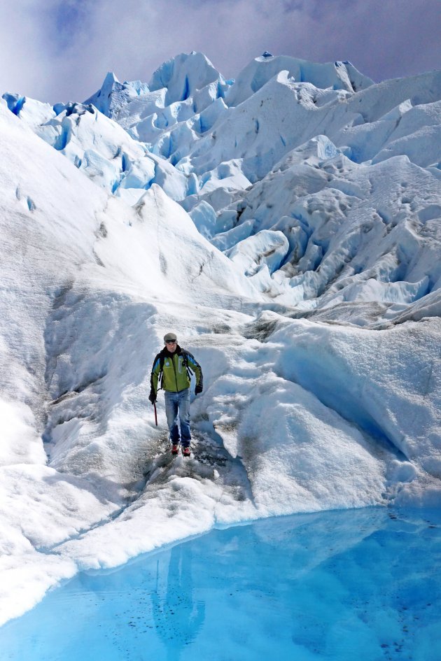 Met stijgijzers op de Perito Moreno