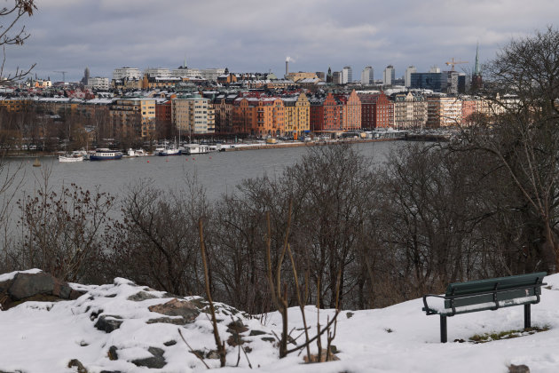 Langholmen; uitzicht op Kungsholmen