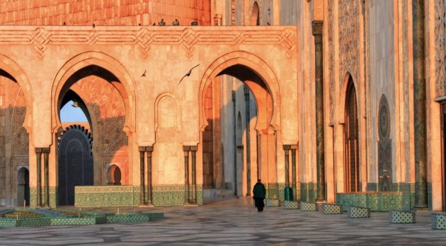 Outside Hassan II