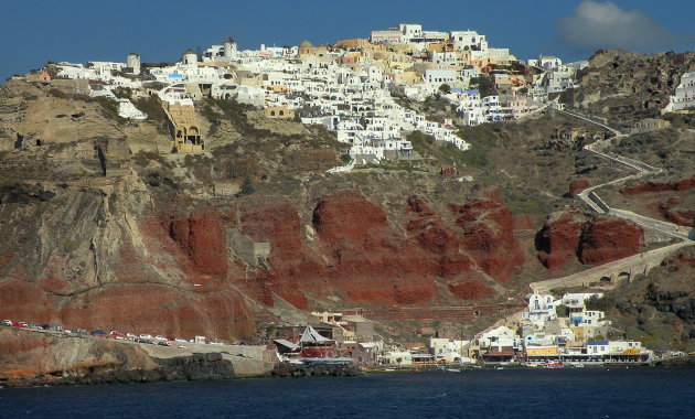 Klimmen op Santorini !