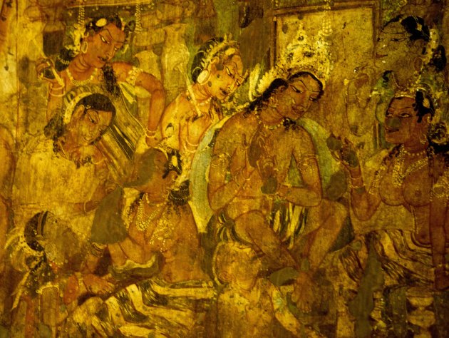 Muurschilderingen Ajanta 2