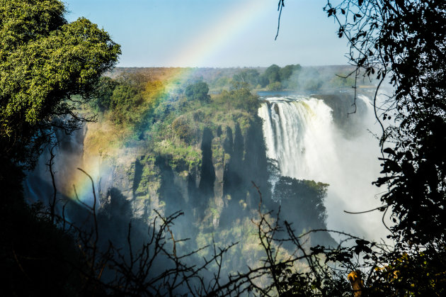 Doorkijkje op de Vic Falls