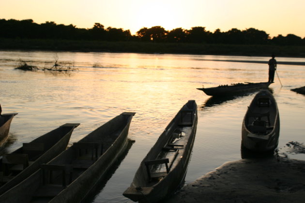 Sunset chitwan NP