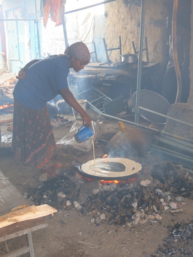 Injera pannenkoek