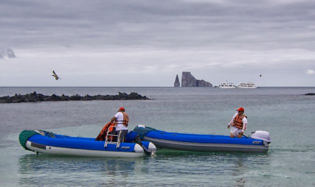 Eiland hoppen op de Galapagos