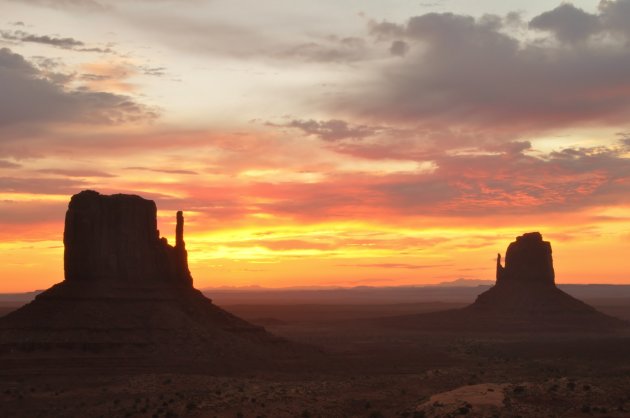 Sunrise in Monument Valley