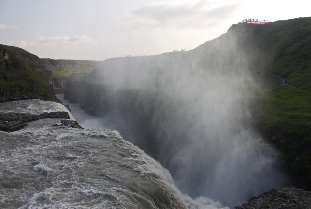 Gulfoss in schaduw, 2