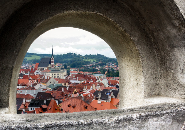 Doorkijkje naar ?eský Krumlov 