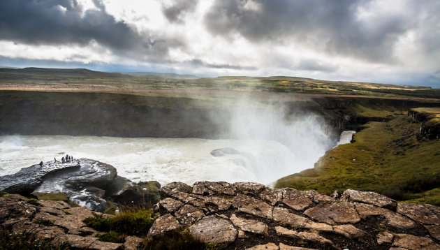 Neerstortend water van de Gullfoss